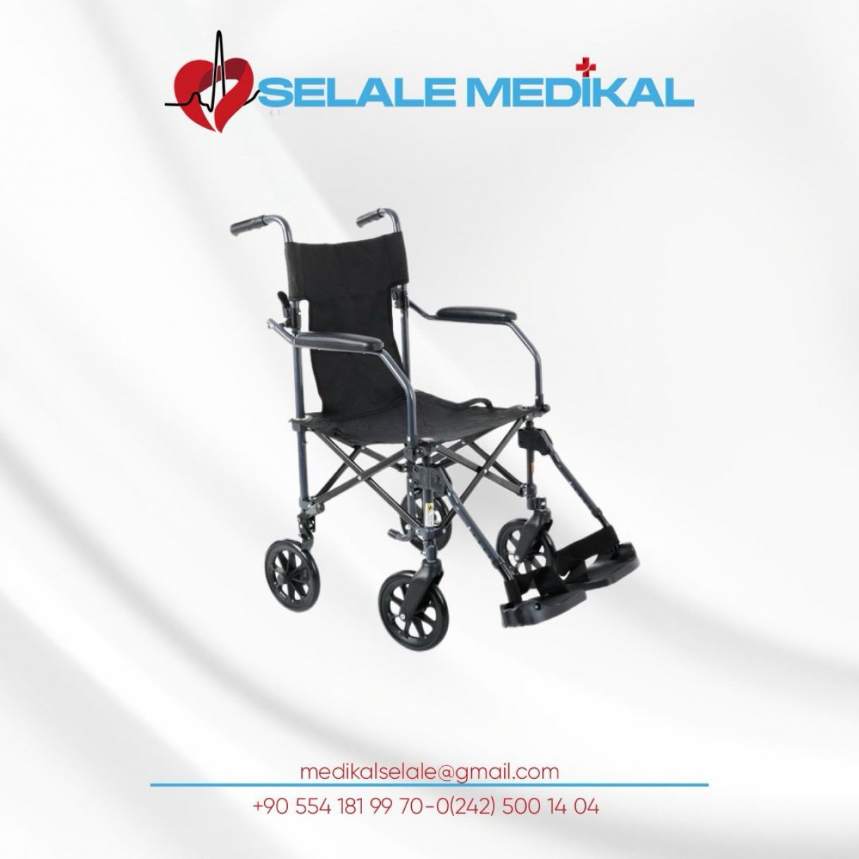 Comfort Plus DM-304 Transfer Portatif Tekerlekli Sandalye (Taşıma Çantalı)