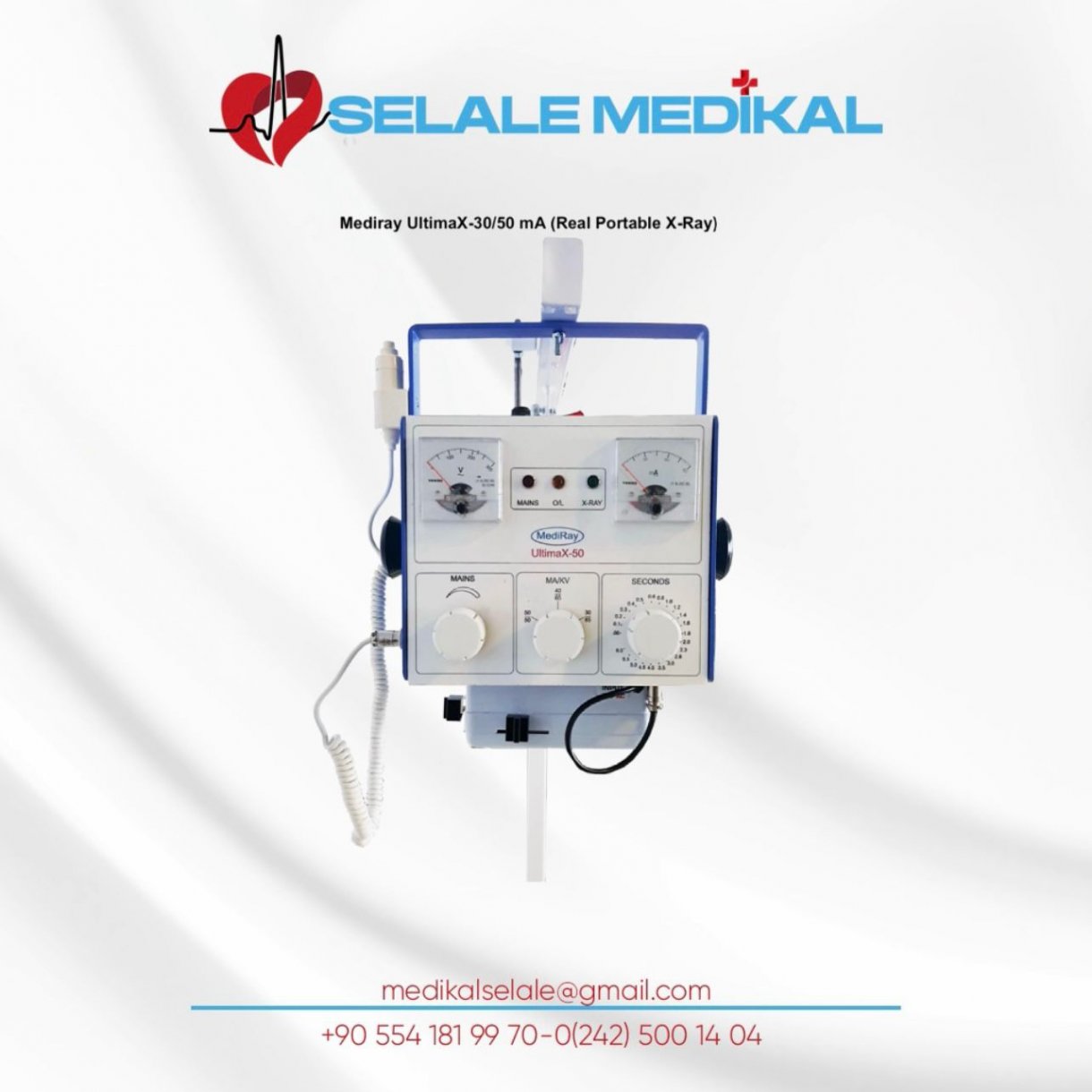 MEDIRAY ULTIMAX 50mA MOBİL RÖNTGEN CİHAZI