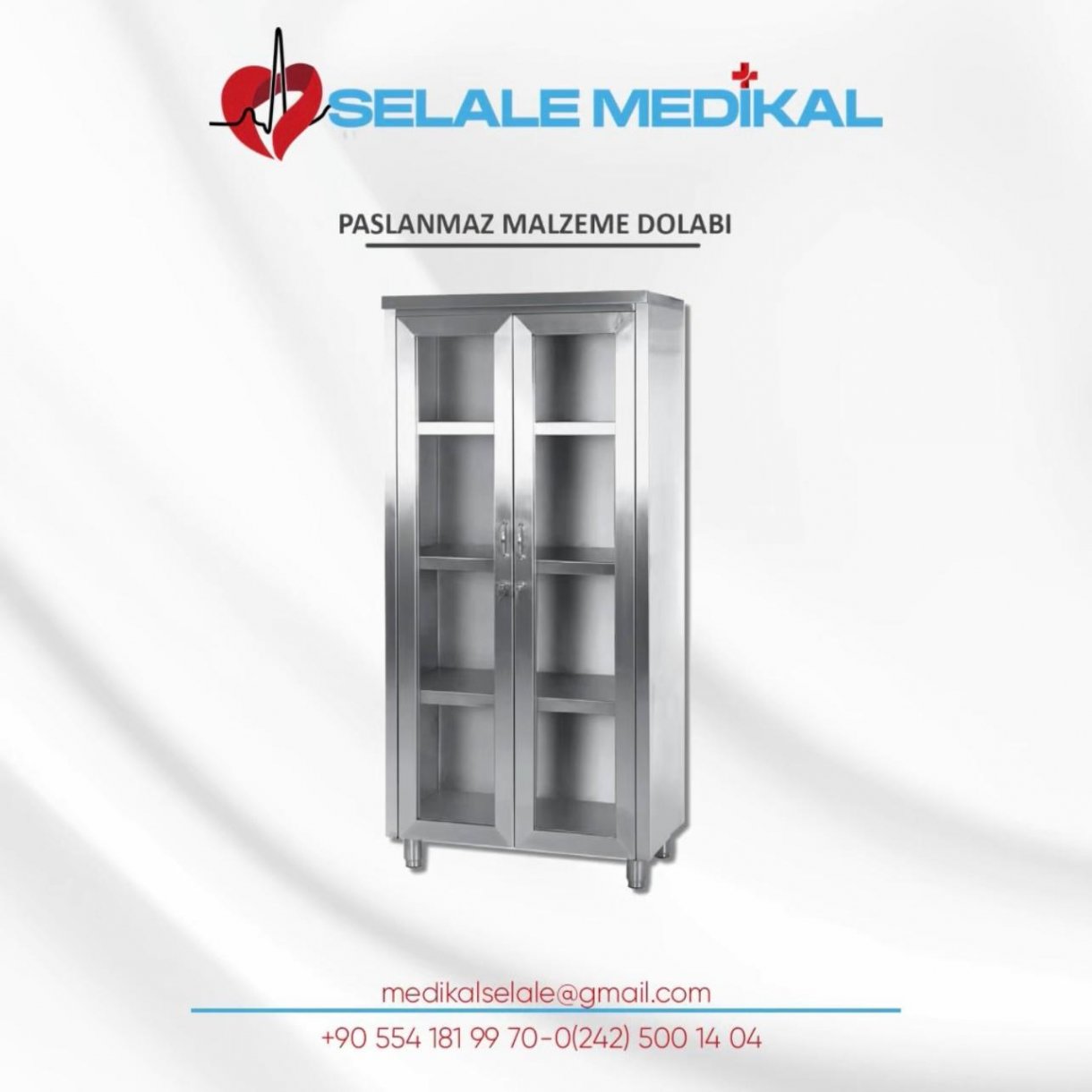 PASLANMAZ ÇELİK MALZEME DOLABI